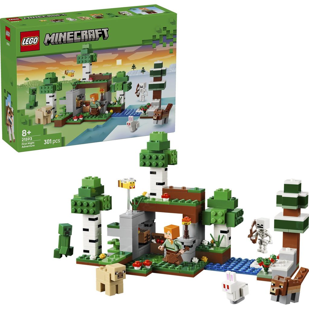 LEGO Minecraft Przetrwanie pierwszej nocy, Zestaw do Zdjęcie produktu 