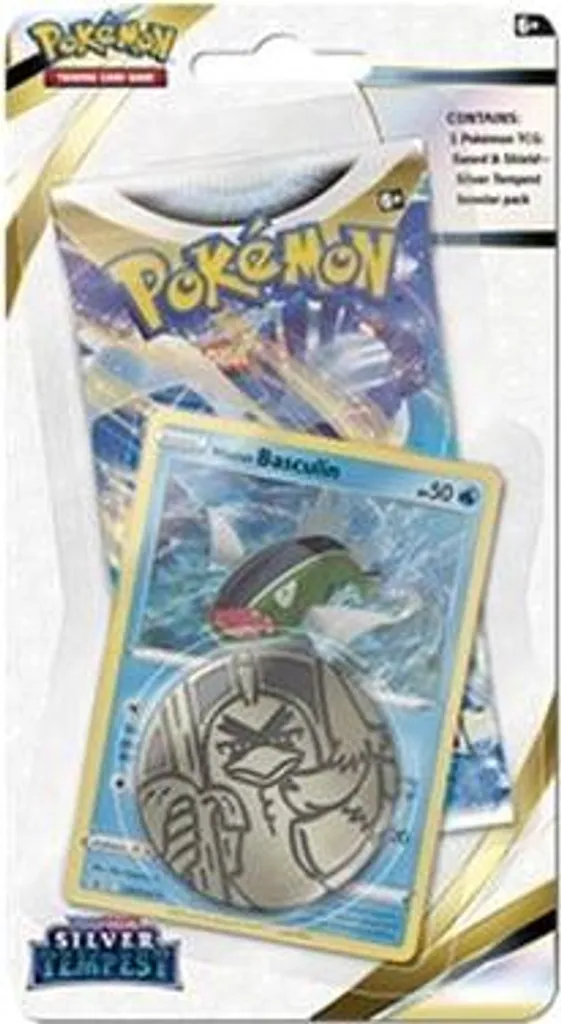 Blister Pokémon Tempête Argentée avec 1 Booster et Carte Hisuian Basculin