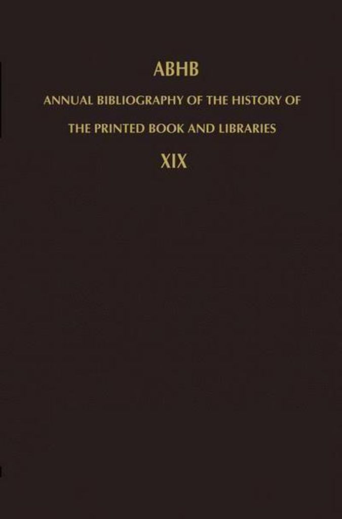 Jahresbibliographie zur Geschichte des gedruckten Buches und der Bibliotheken