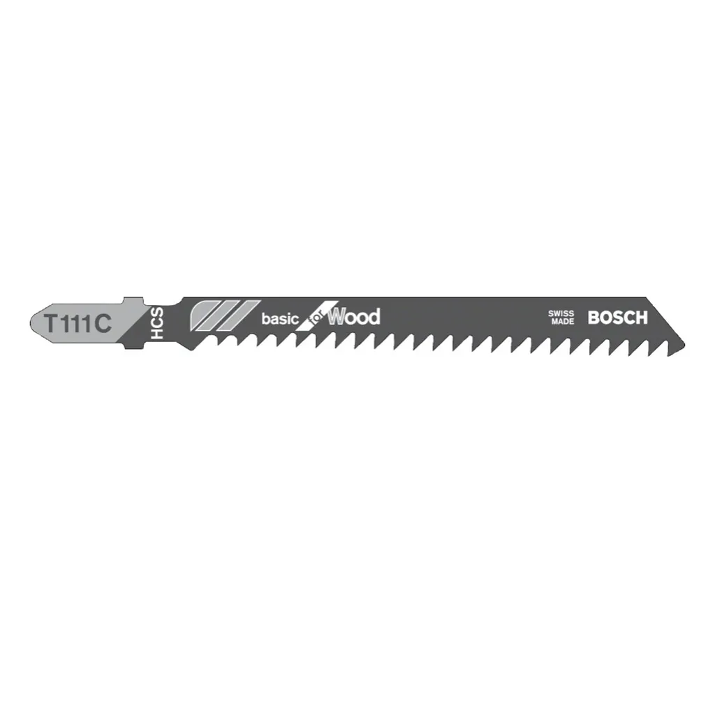 Lame Seghetto Bosch T111C | Acciaio HCS per Taglio Legno 50mm
