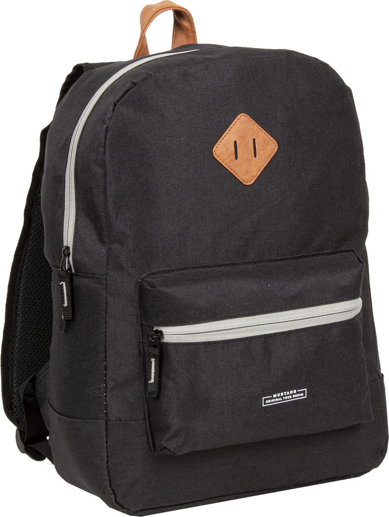 MUSTANG Freizeitrucksack Rucksack Napels Backpack Black schwarz