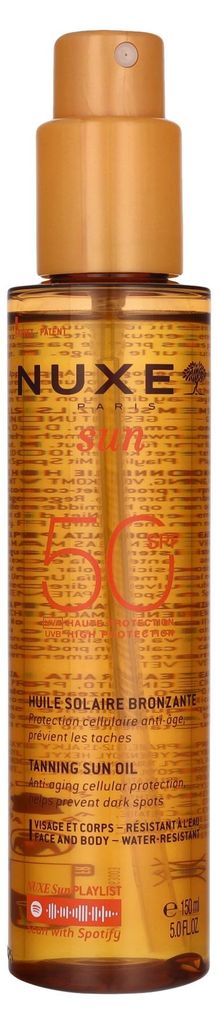 Nuxe Spray Nuxe Sun Huile Solaire Bronzante SPF50 150ml Produktbild 
