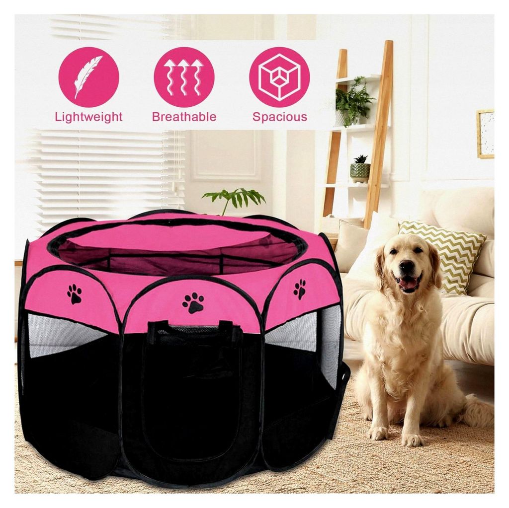 Faltbarer Laufstall für Kleintiere, Hunde und Katzen