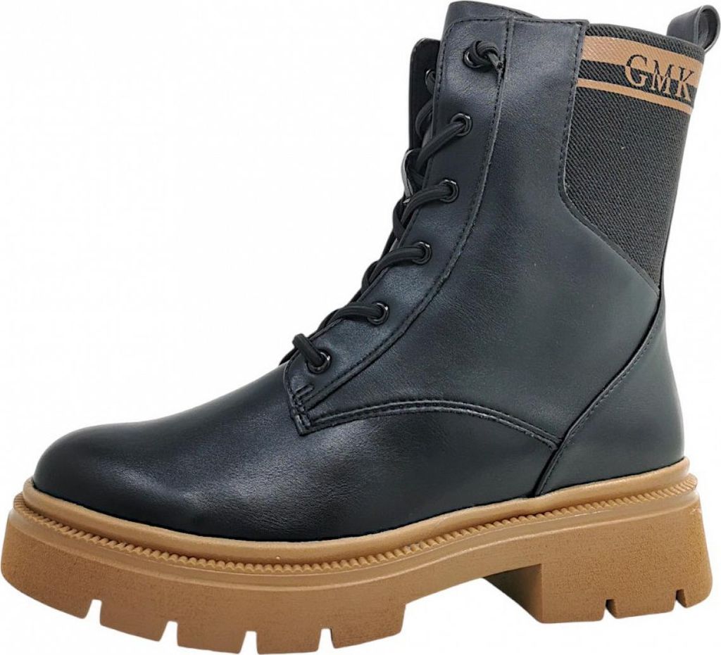 Marco Tozzi Schnürstiefel Schwarz in Gr. 41