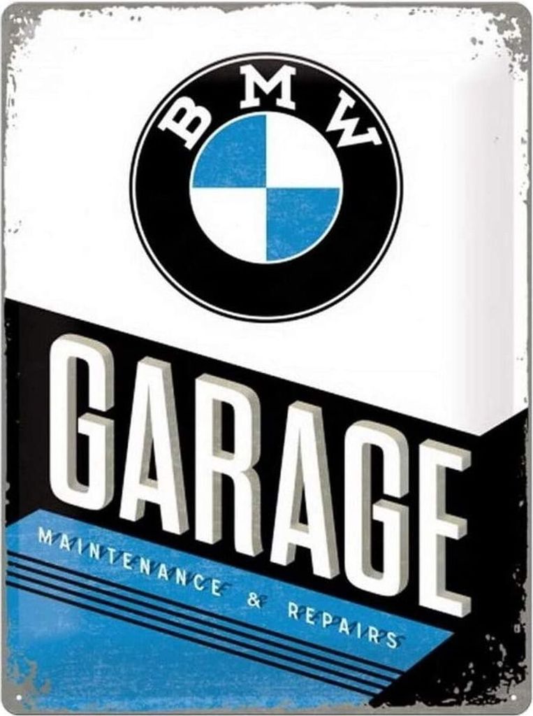 Nostalgic-Art - Blechschild 30 x 40 cm - BMW - BMW Garage Produktbild 