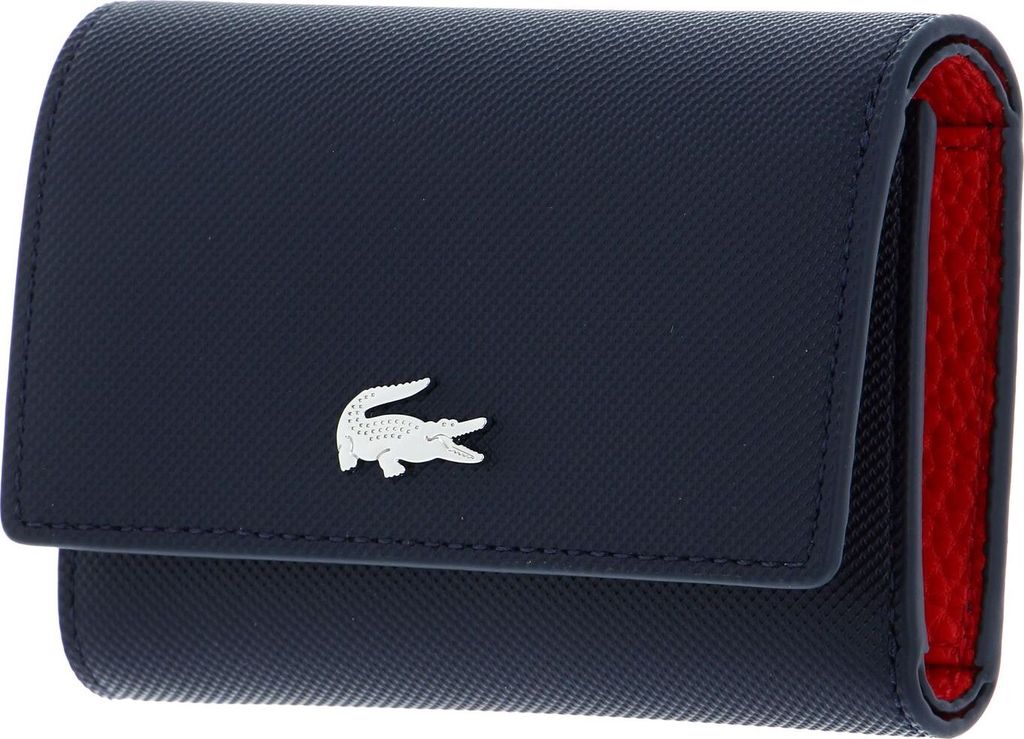 LACOSTE portafoglio Compact Wallet Marine 166 Rouge blu Immagine del prodotto 