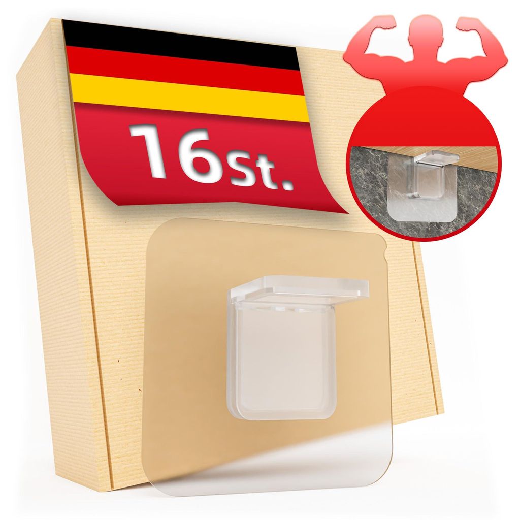 DEKAZIA® 16 Regalbodenträger selbstklebend | Produktbild 