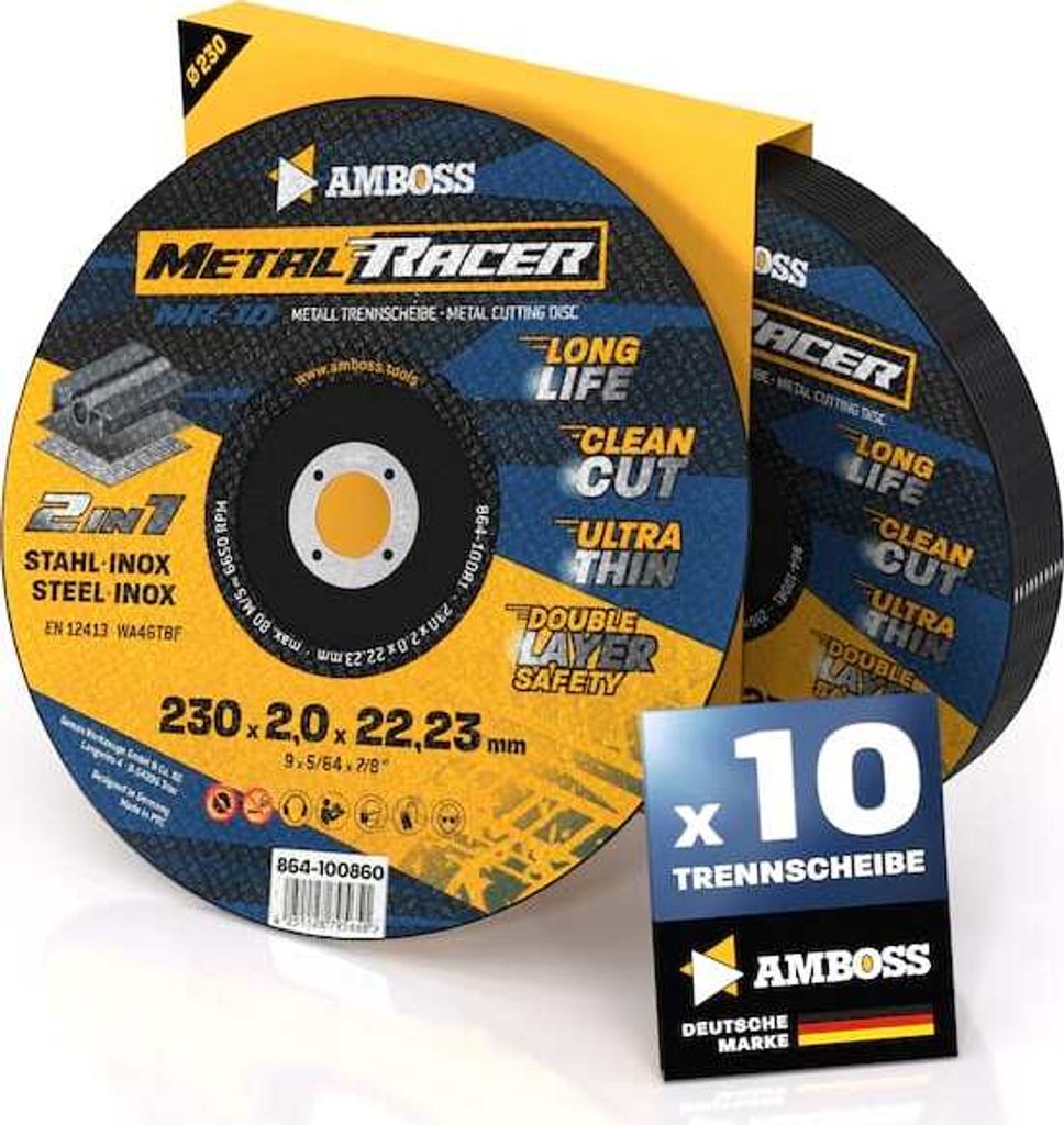 10x Amboss Metal Racer Trennscheibe | Ø230 mm - 2 mm -  Produktbild 