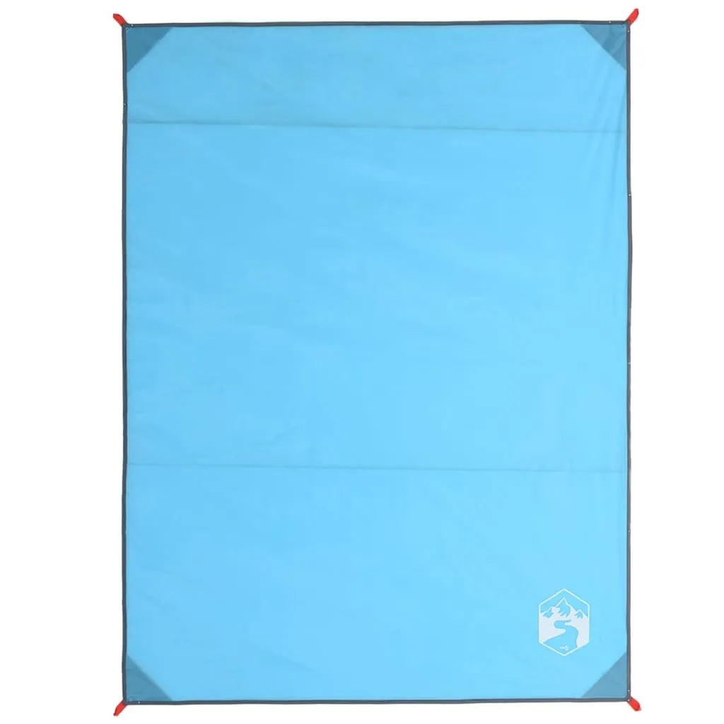 Telo Picnic Professionale 205x155 Blu - Impermeabile con Clip di Fissaggio