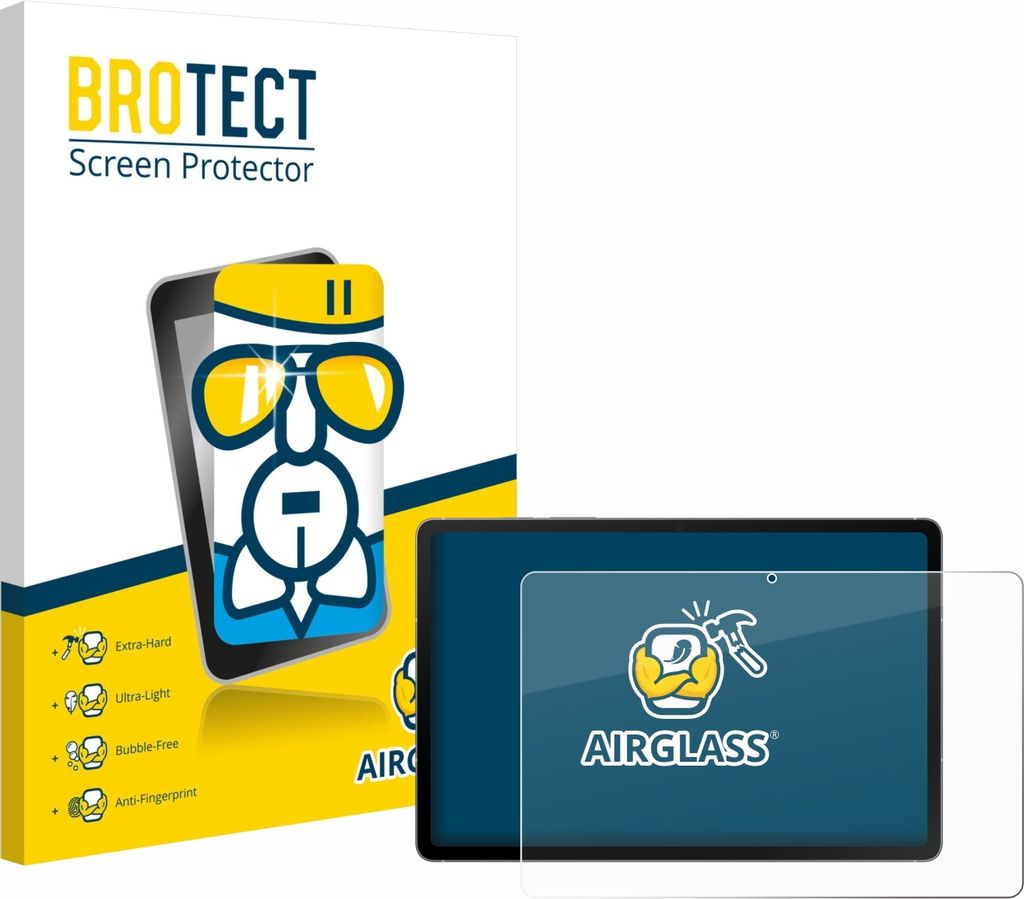 BROTECT Schutzglas für Samsung Galaxy Tab S10 FE WiFi Schutzfolie Panzer Folie Glas Display Schutz klar