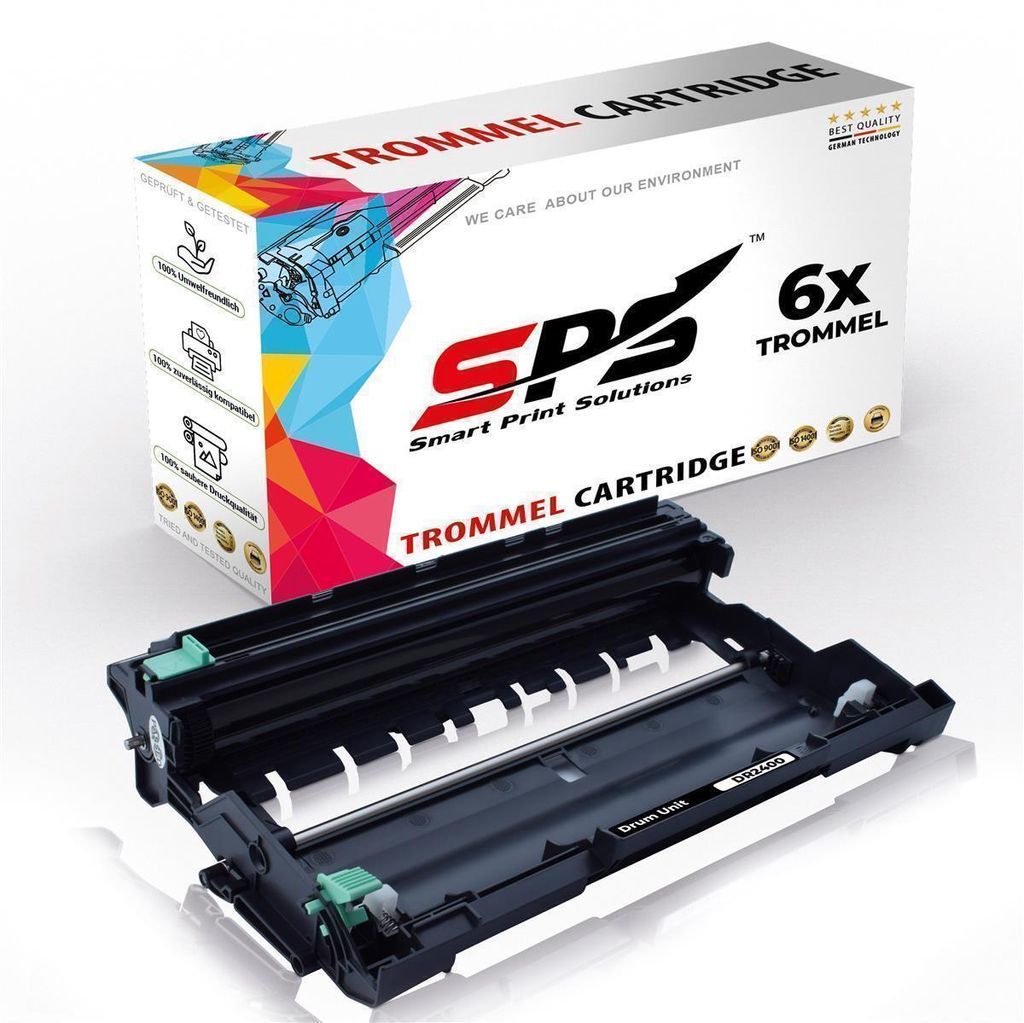6x Trommel DR2400 DR-2400 Kompatibel für Brother MFC-L2710DW Drucker