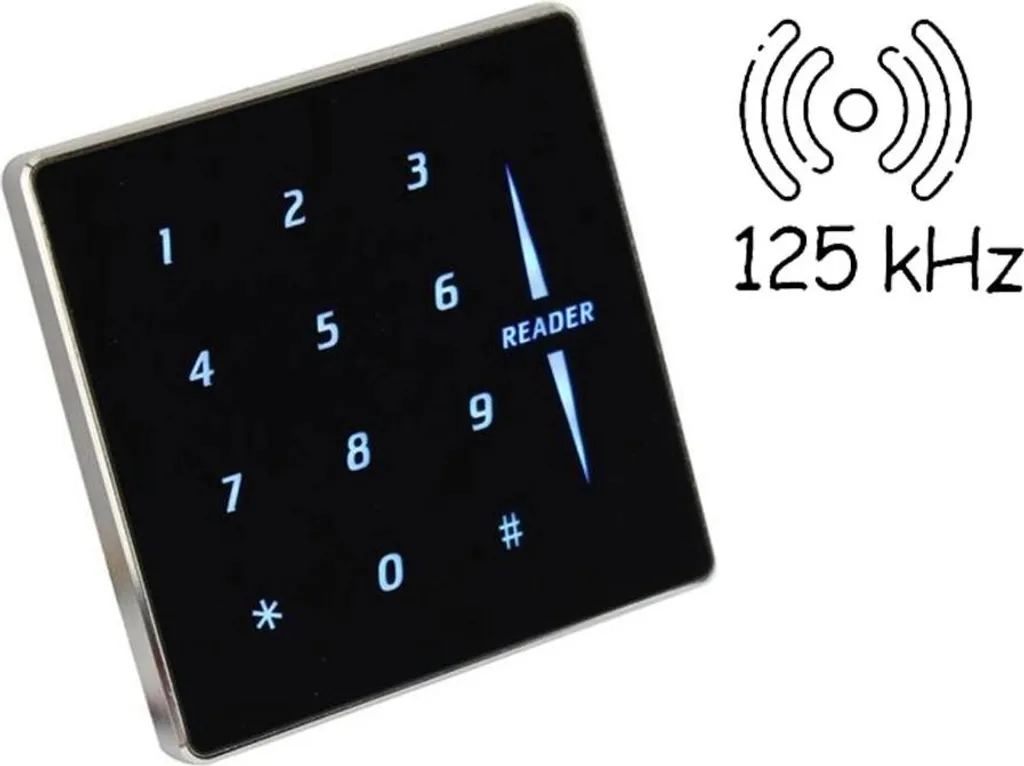 Lecteur RFID Wiegand 26/34 avec pavé numérique - Design AC800LF