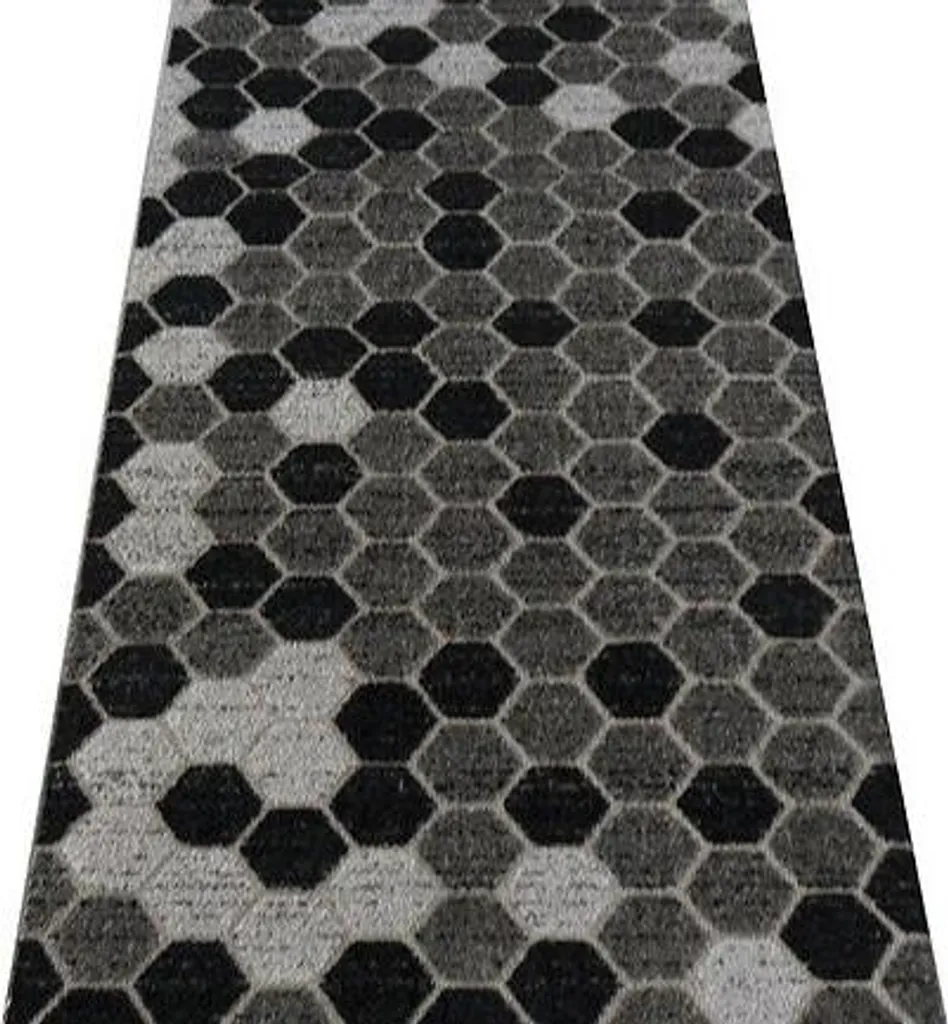 Tapis Anti-Poussière Lagos 1675 Gris - Entretien Facile et Design 120x180