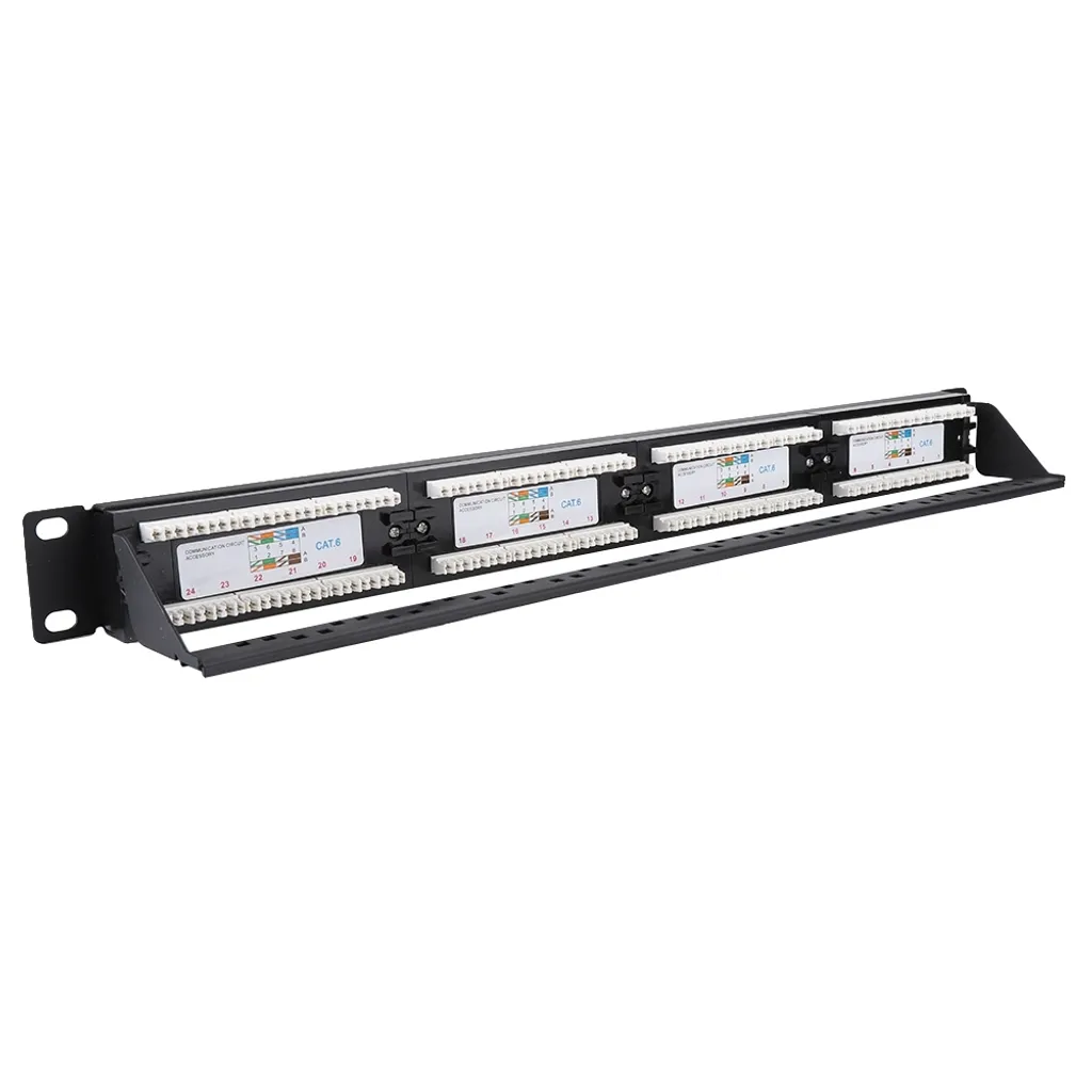 Pannello Patch CAT6 24 Porte | Rack per Rete Ethernet 19" - 5