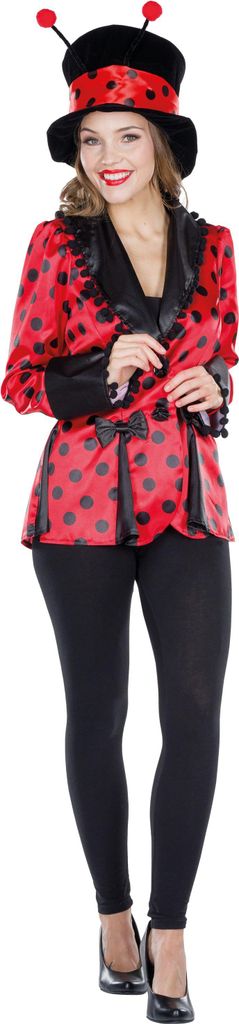 Jacke Blazer Marienkäfer Käferkostüm Insekt Karneval Damen Kostüm 44