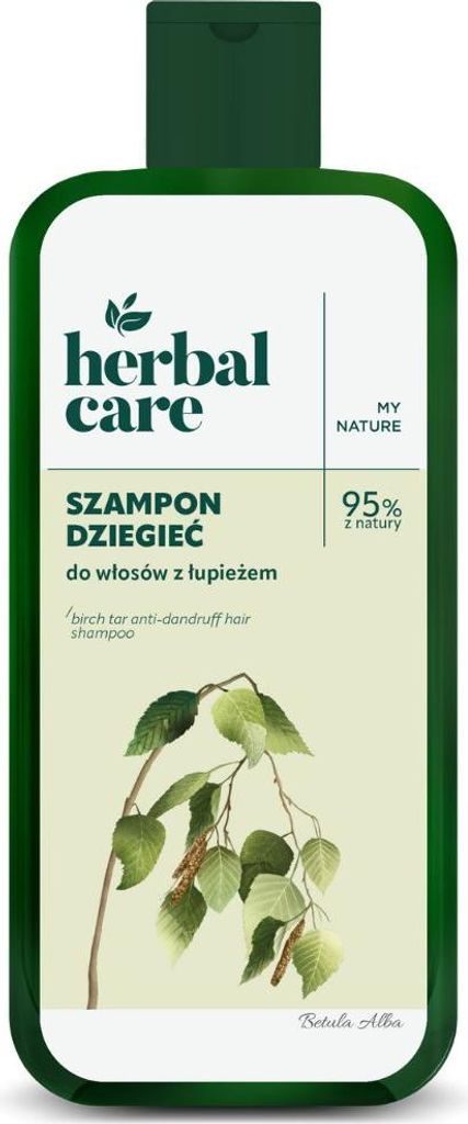 HERBAL CARE Szampon do Włosów z Dziegciem 330ml