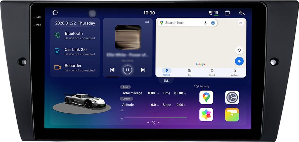2k Display Android Radio 128GB für BMW 3er E90 E91 E92 E93 Produktbild 