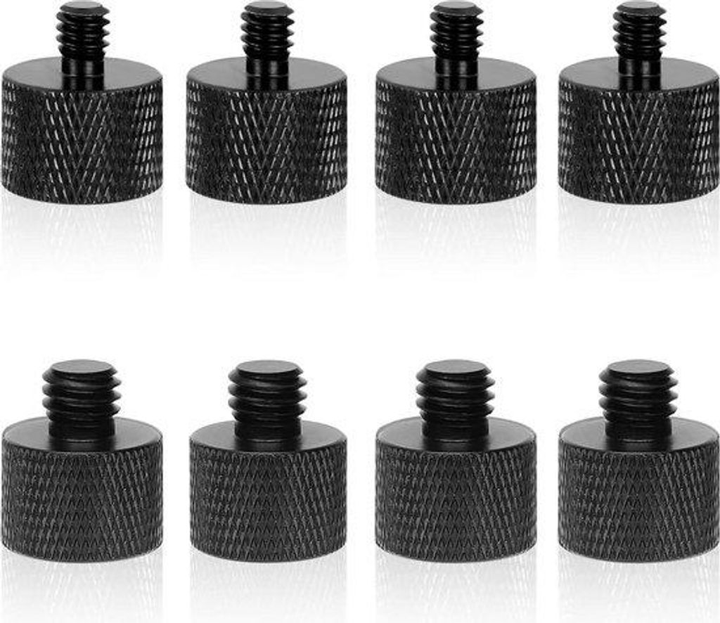 Kamera-Mikrofon-Adapter 3-8 und 1-4 für Stativ