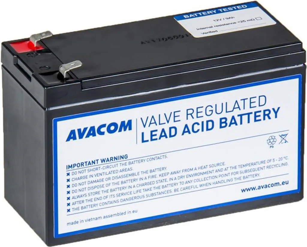 AVACOM RBC164 Batterie pour Onduleur APC - Kit de Remplacement Fiable