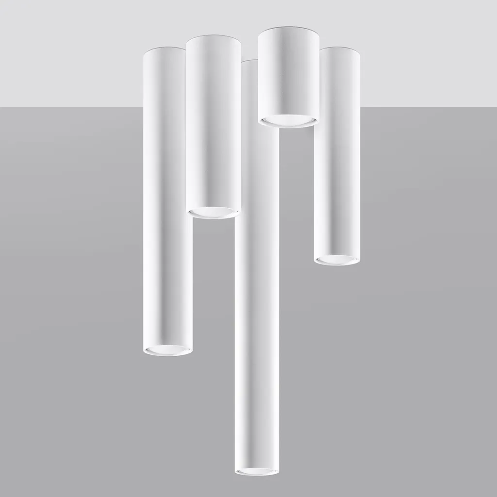 Lampada a soffitto LAGOS 40 bianco 1xGU10 10W acciaio 40x6x6cm Sollux Lighting - 23