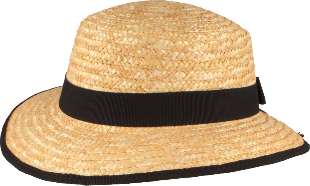 Kinder Bortenstrohhut Matelot mit Schleife von Hut-Breiter in beige