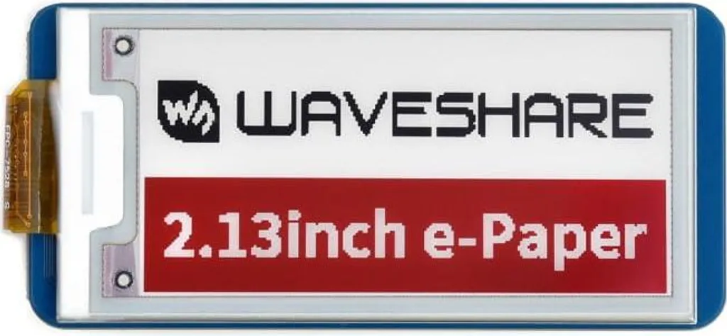 Module Écran E-Ink 2,13 Pouces Rouge Noir Blanc pour Pi Pico SPI