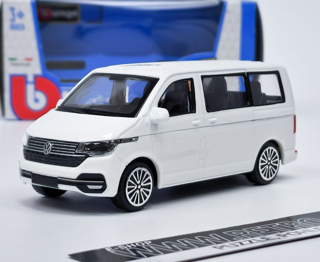 Bburago Volkswagen T6.1 Transporter weiss 2020 - Limited Produktbild 2