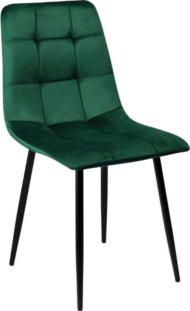 Bauerkraft G-478 Silla de comedor tapizada en terciopelo Imagen del producto 