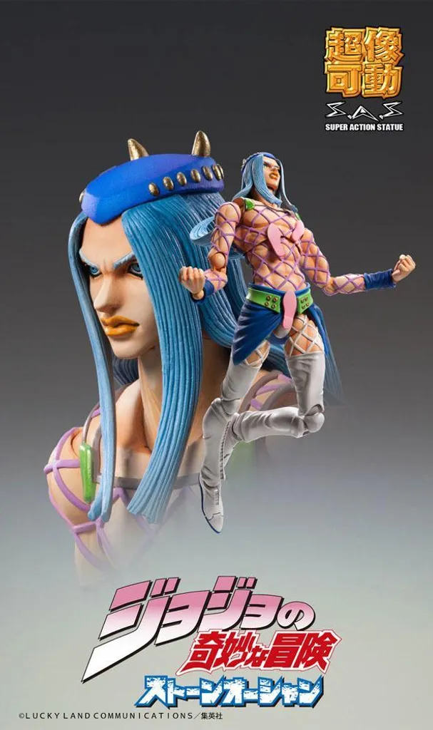 Figurine Narcissus Anasui Chozokado ultra-articulée 15cm Stone Ocean JJBA