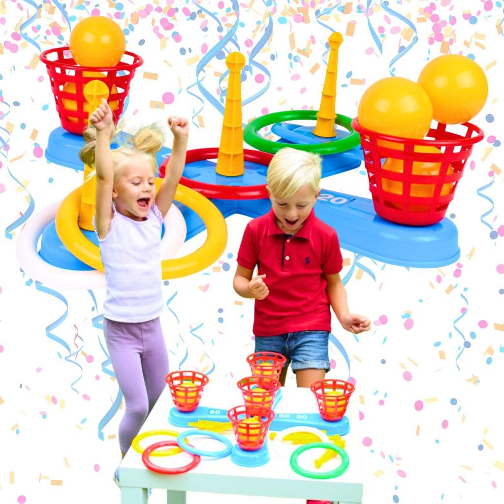 Ringwurf-Basketball-Geschicklichkeitsspiel Für Kinder Produktbild 