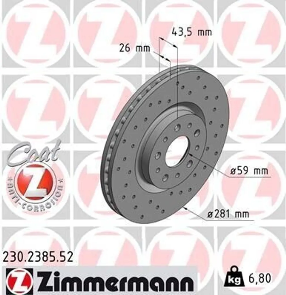 Disque de frein auto pour remplacement usure sur Fiat Tipo 2016