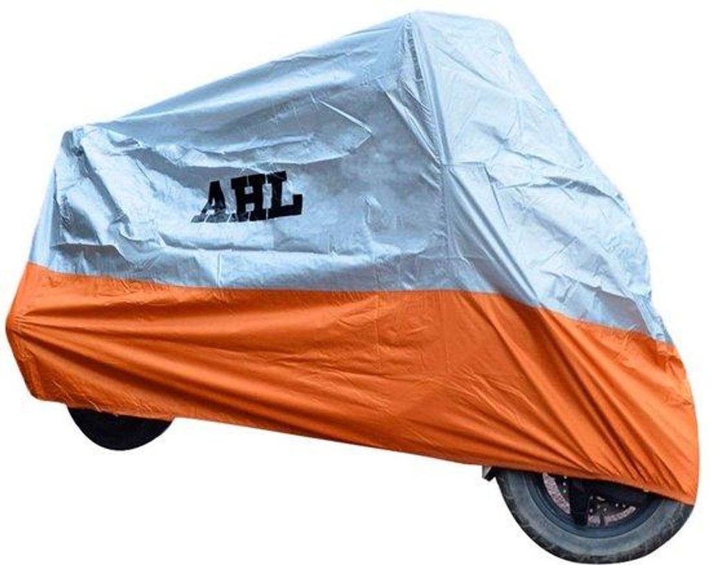 XL Oranje Wasserfeste Kalt Schützende Regenschutz Stoffdichte Opklappbare Motorrad Garage Motorrollerhülle Motorrollerhülle
