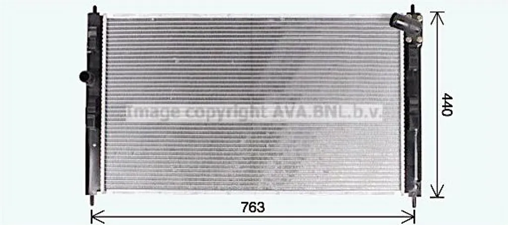 Radiateur aluminium haute résistance AVA MT2274 référence 1350A764