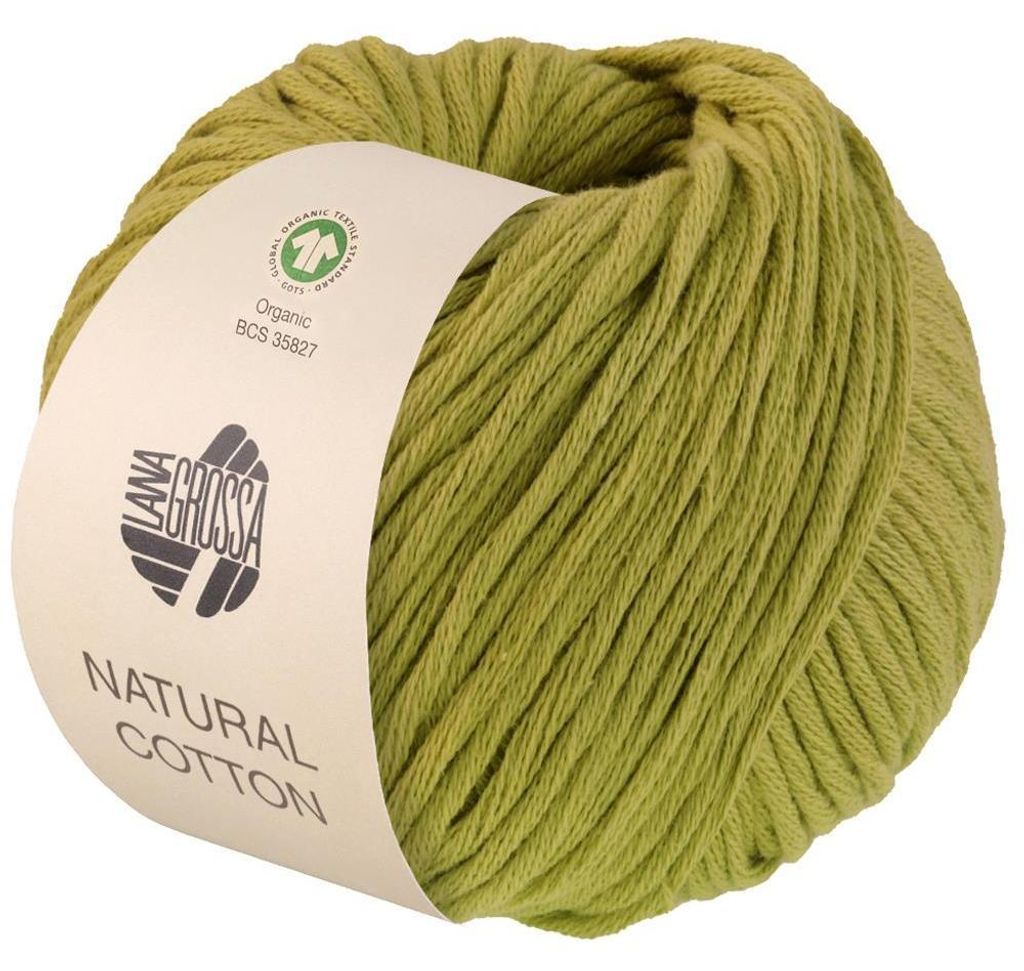 Lana Grossa - Natural Baumwolle GOTS 0004 frühlingsgrün Produktbild 