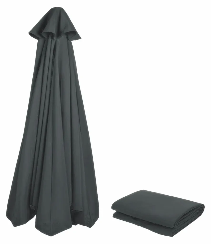 Housse parasol 3 mètres en textile anti-UV et coupe-vent haute densité