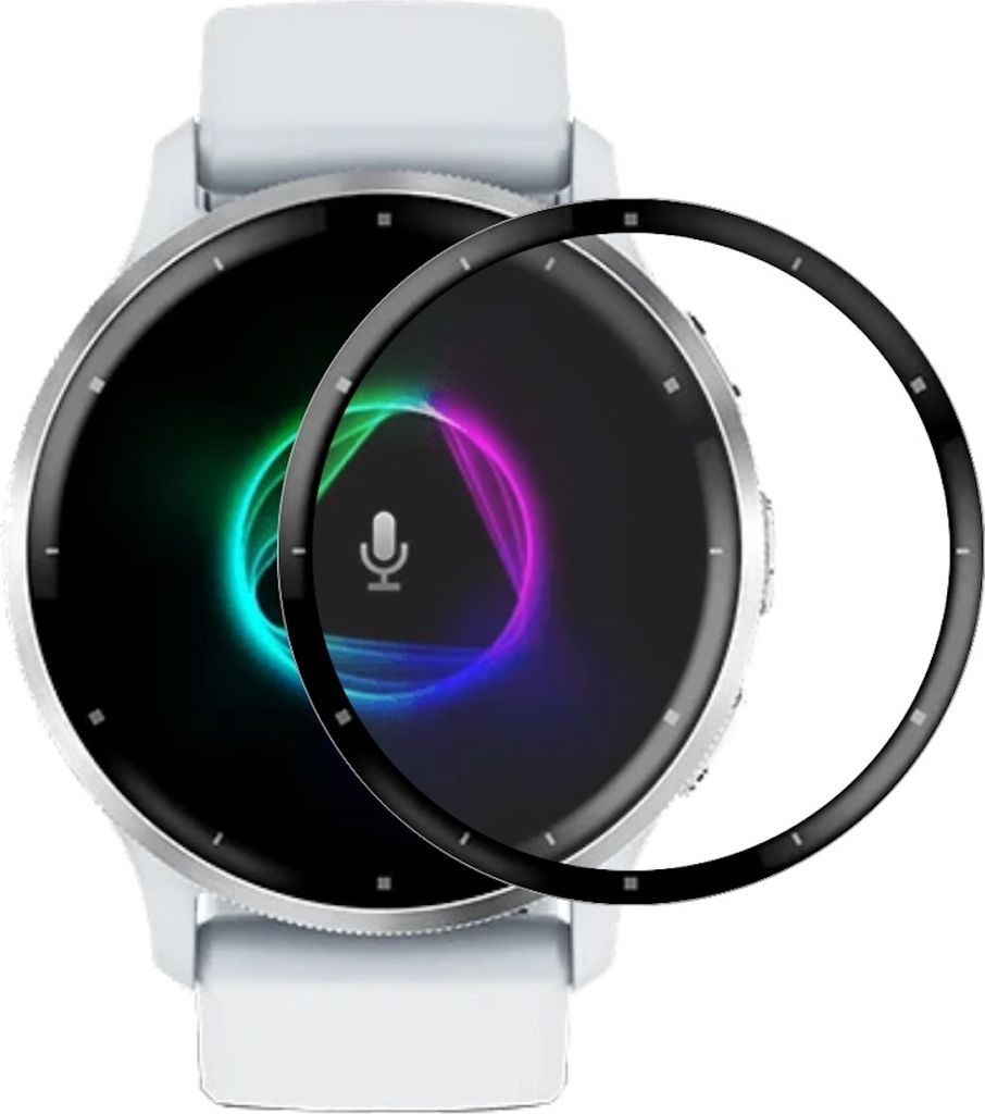 Für Garmin Venu 3 3D 0,3mm H9 Hart Glas Transparent Panzer Folie Schutz Zubehör