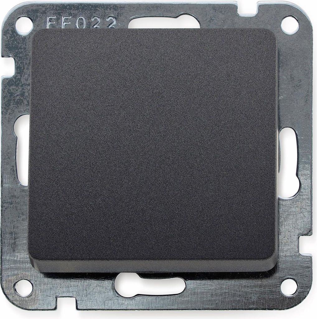 Commutatore MILOS 230V/ 10A antracite Immagine del prodotto 