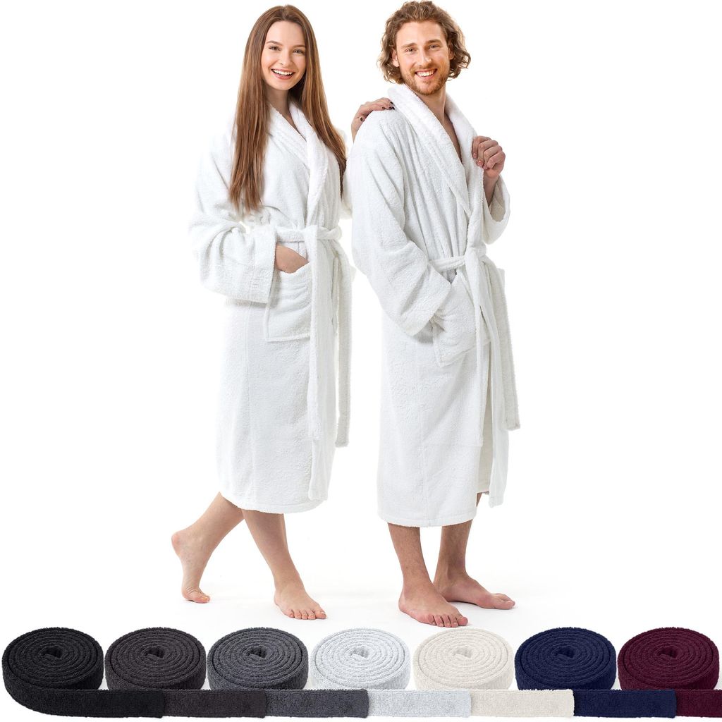 AR Line Bademantel mit Schalkragen 100% Baumwolle 450 g/m² Produktbild 