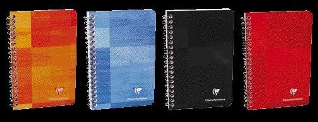 Clairefontaine - Notizbuch 75x120mm Spirallinie | 10 Stück