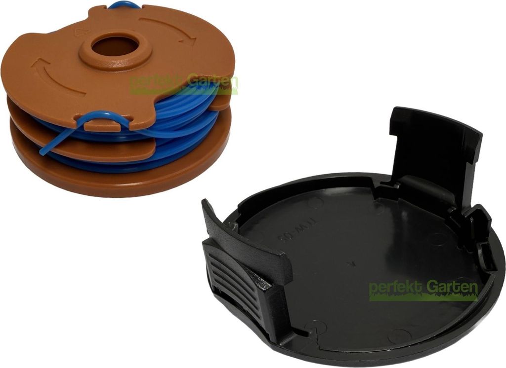 Fadenspule + Kappe für Worx WG 109 110 112 113 115 117 118 119 WA0008 Motorsense