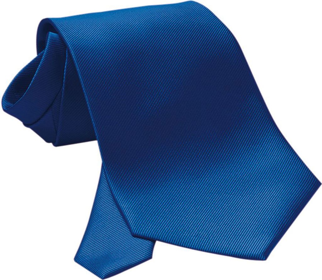Krawatte, Binder, Farbe royal blue, 100% Polyester, 210g/m²