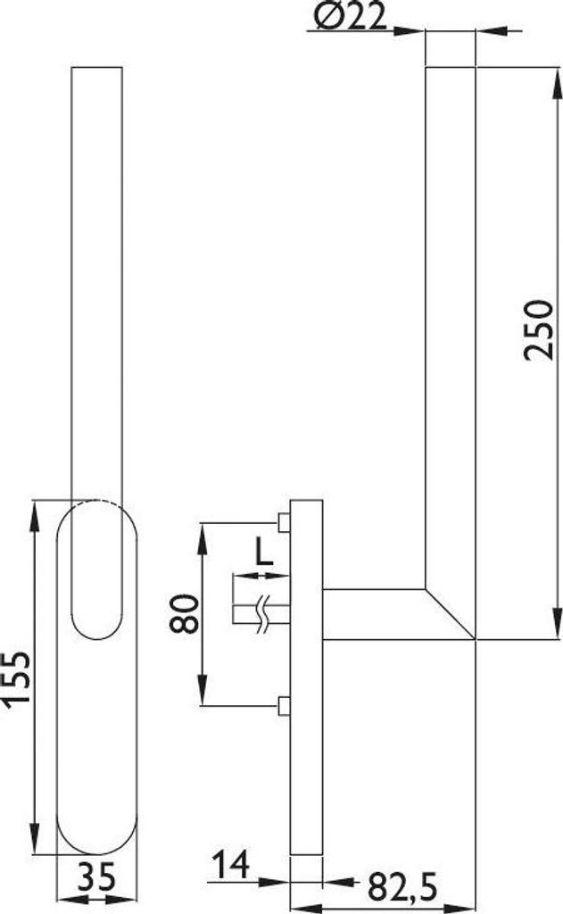 HERMAT Handhebel BASIC 02 1802.N HSG,Stand.,inn.,ov.,10,cl.bl.