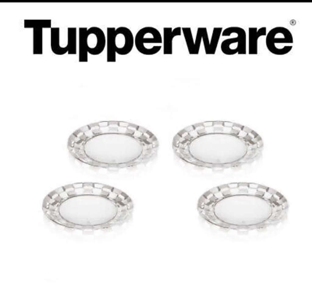 Set 6 Piatti Dessert Diamant Prisma 21cm | Vetro Trasparente Design