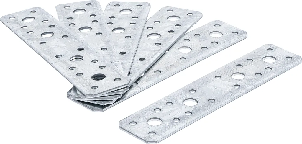 Raccord plat épais de 2.5mm haute résistance pour cadre bois x6