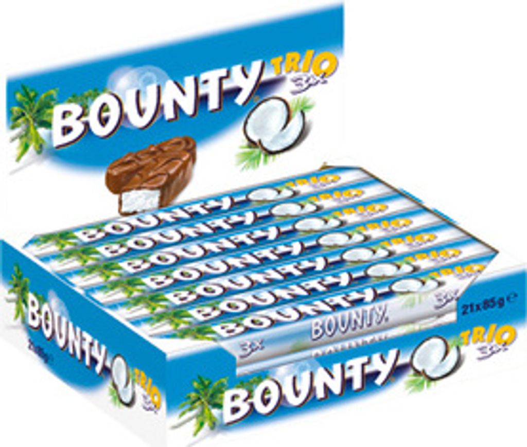 Bounty Trio 21 Riegel x 85g Produktbild 