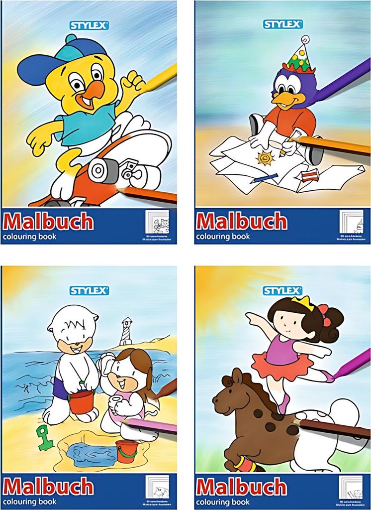 Stylex 77081, 80 Seiten, Junge/Mädchen, Malbuch/Album Produktbild 