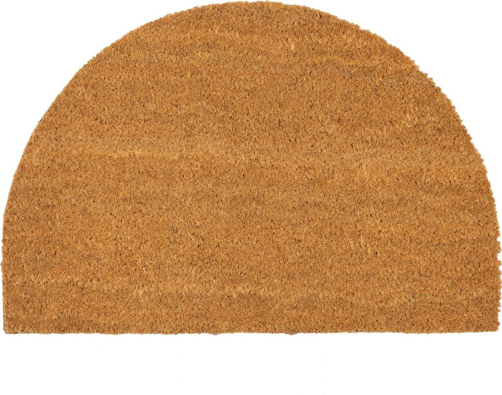 Nicola Spring Halbmond-Fußmatte aus Kokosfaser – 60 x 40 cm Produktbild 