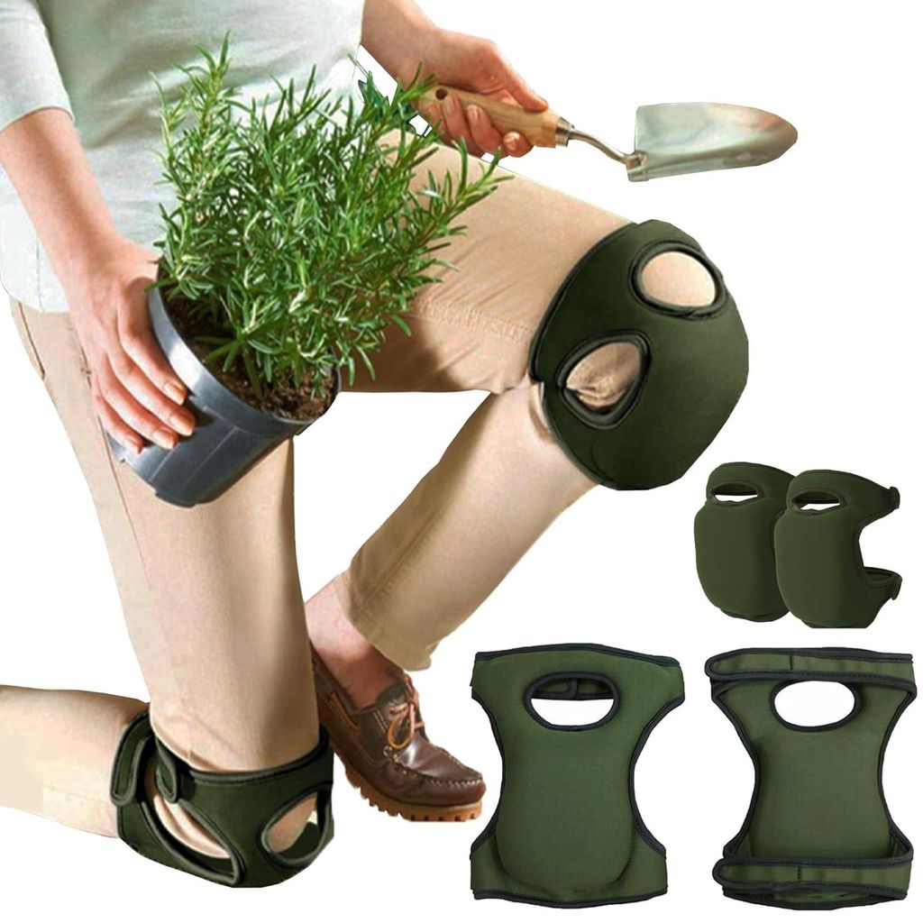 ein Paar Dicke Bequeme Memory Foam Garten Kniepolster, Kniende Knieschoner,Kniepolster Mit Griffen,Mehrzwecksitzkissen,Sport Knieschoner Zu...