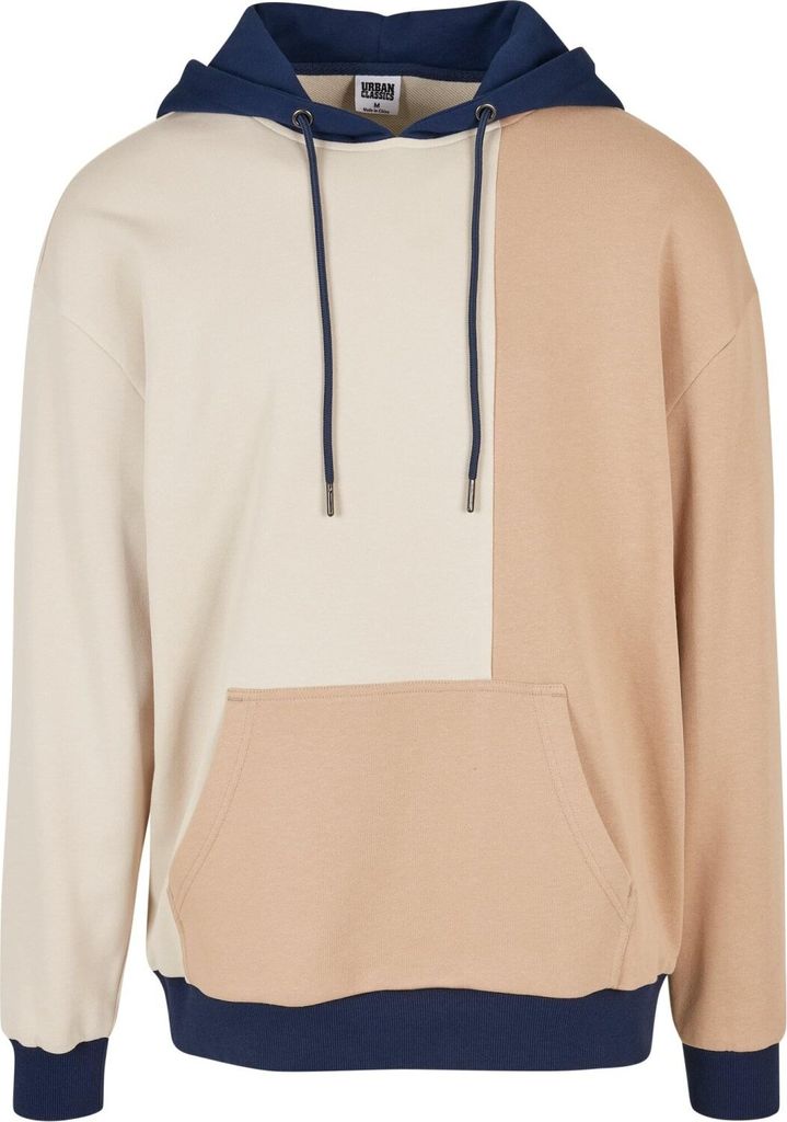 Urban Classics - Oversized Color Block Hoody beige - L