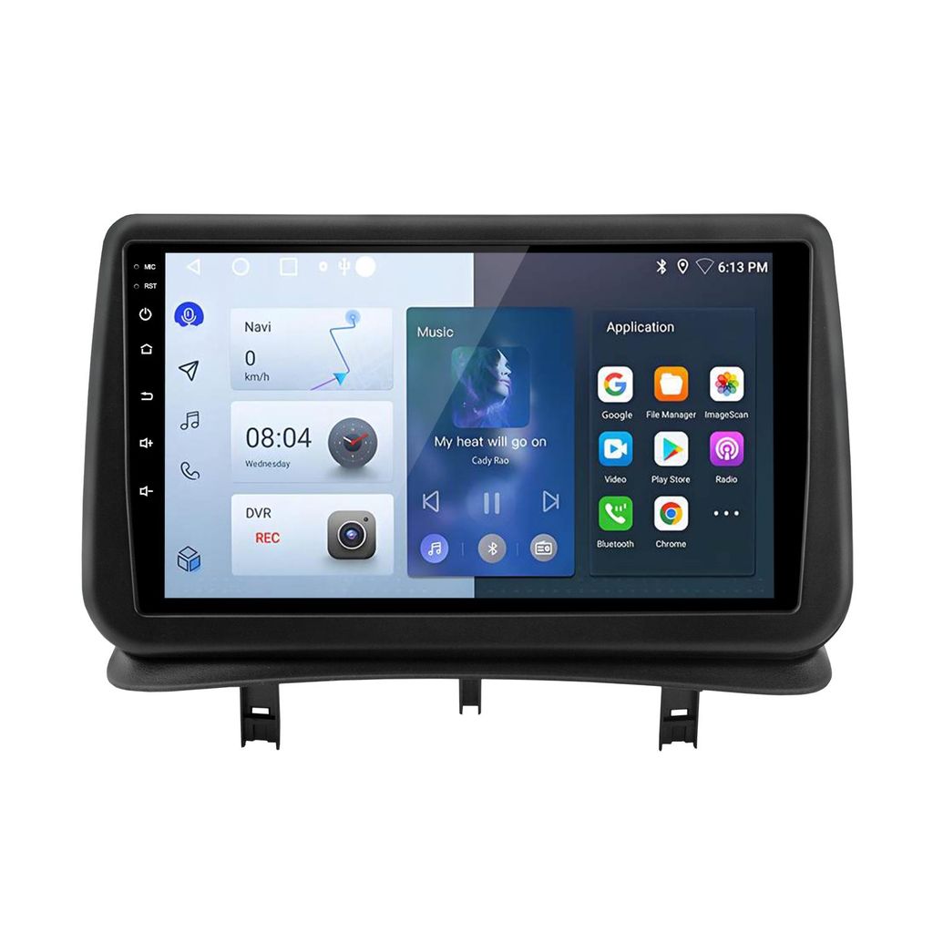 9"Android13 Autoradio carplay android auto Für Renault Clio3 2005 -2014 GPS Navi BT FM SWC RDS DAB+ 8+256GB